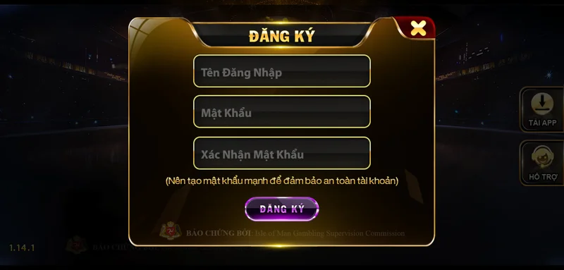 đăng ký tài khoản Hit Club