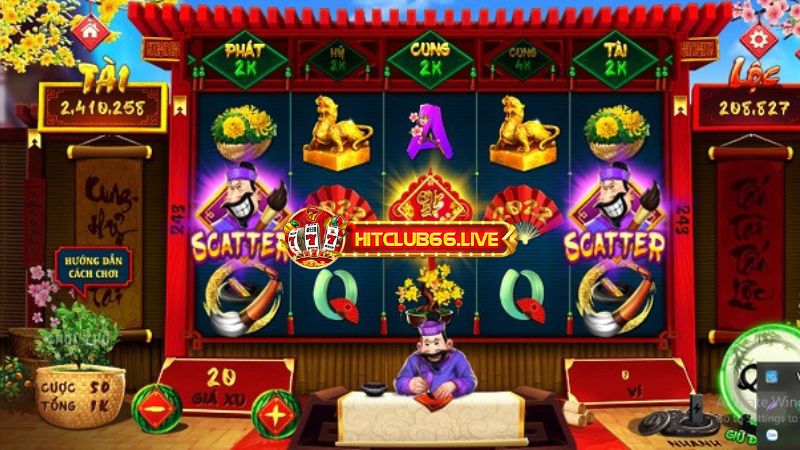 Ăn tiền slot game Ông đồ tại Hitclub